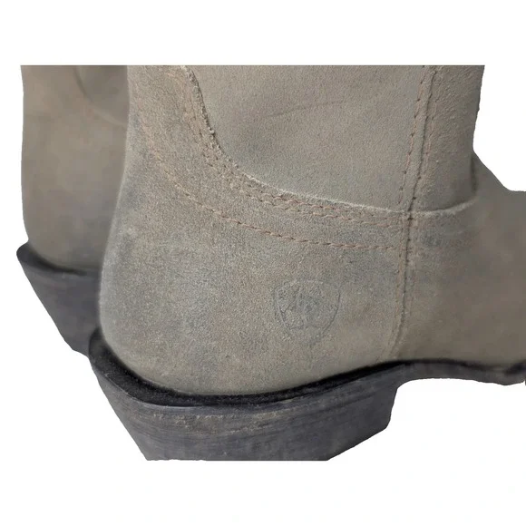 Ariat Leather Western Boot Memphis Burnt Taupe Light Brown Women's 5.5B 10047003 - Picture 12 of 16